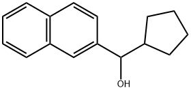 α-Cyclopentyl-2-naphthalenemethanol Structure