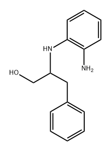 2-[(2-aminophenyl)amino]-3-phenylpropan-1-ol Structure