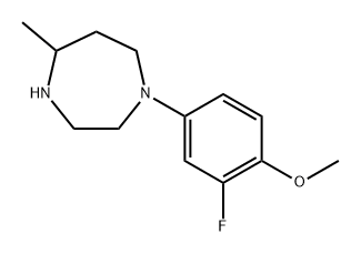 1-(3-Fluoro-4-methoxyphenyl)-5-methyl-1,4-diazepane Structure