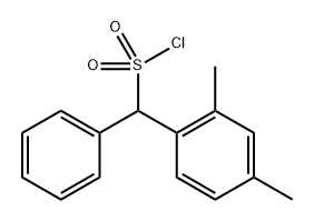 (2,4-Dimethylphenyl)(phenyl)methanesulfonyl chloride Structure