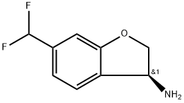 (S)-6-(difluoromethyl)-2,3-dihydrobenzofuran-3-amine Structure