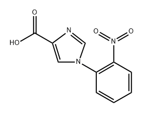 1-(2-Nitrophenyl)imidazole-4-carboxylic acid Structure