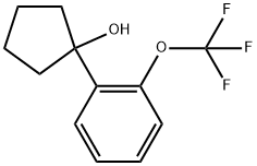 1-(2-(trifluoromethoxy)phenyl)cyclopentanol Structure