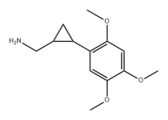 (2-(2,4,5-Trimethoxyphenyl)cyclopropyl)methanamine Structure