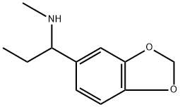 1,3-Benzodioxole-5-methanamine, α-ethyl-N-methyl- Structure