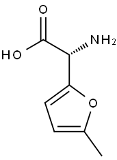 (R)-2-amino-2-(5-methylfuran-2-yl)aceticacid Structure