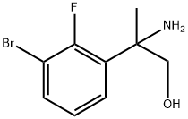 2-amino-2-(3-bromo-2-fluorophenyl)propan-1-ol Structure