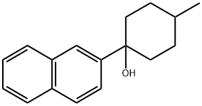 4-methyl-1-(naphthalen-2-yl)cyclohexanol Structure