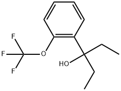 α,α-Diethyl-2-(trifluoromethoxy)benzenemethanol 구조식 이미지