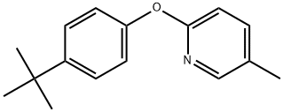 2-[4-(1,1-Dimethylethyl)phenoxy]-5-methylpyridine Structure