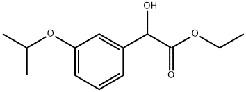 Ethyl α-hydroxy-3-(1-methylethoxy)benzeneacetate Structure