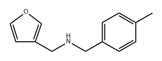 N-[(4-Methylphenyl)methyl]-3-furanmethanamine Structure