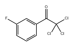 2,2,2-trichloro-1-(3-fluorophenyl)ethanone Structure