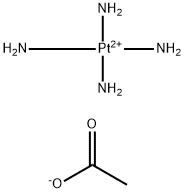 (SP-4-1)-Tetraammineplatinum diacetate Structure