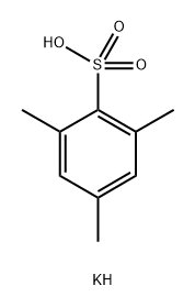 Benzenesulfonic acid, 2,4,6-trimethyl-, potassium salt (1:1) Structure