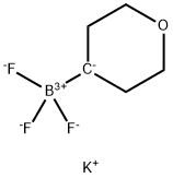 PotassiuM tetrahydro-2H-pyran-4-trifluoroborate Structure