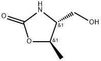 (4R,5R)-4-(Hydroxymethyl)-5-methyloxazolidin-2-one Structure