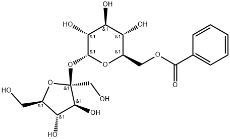 α-D-Glucopyranoside, β-D-fructofuranosyl, 6-benzoate Structure