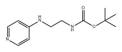 tert-Butyl (2-(pyridin-4-ylamino)ethyl)carbamate Structure