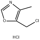 5-(Chloromethyl)-4-methyloxazole hydrochloride Structure