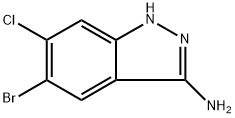 5-Bromo-6-chloro-1H-indazol-3-amine Structure