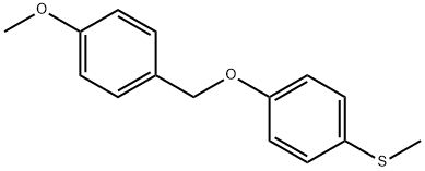 1-Methoxy-4-[[4-(methylthio)phenoxy]methyl]benzene Structure