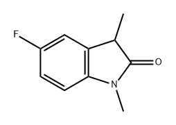 5-Fluoro-1,3-dimethyl-1,3-dihydro-indol-2-one Structure