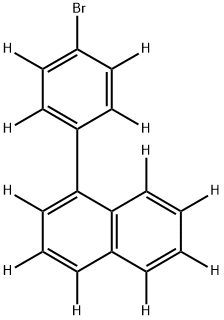 Naphthalene-1,2,3,4,5,6,7-d7, 8-(4-bromophenyl-2,3,5,6-d4)- Structure