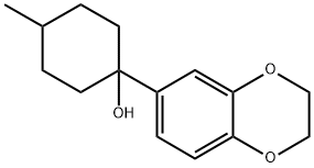 1-(2,3-dihydrobenzo[b][1,4]dioxin-6-yl)-4-methylcyclohexanol Structure