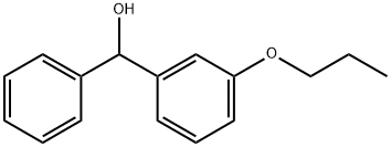 phenyl(3-propoxyphenyl)methanol Structure