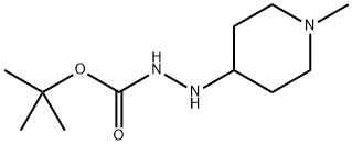 N'-(1-Methylpiperidin-4-yl)(tert-butoxy)carbohydrazide Structure