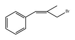 (3-Bromo-2-methylprop-1-en-1-yl)benzene Structure