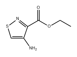 Ethyl 4-amino-3-isothiazolecarboxylate Structure