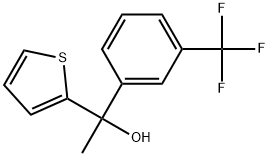 1-(thiophen-2-yl)-1-(3-(trifluoromethyl)phenyl)ethanol Structure