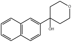 4-(naphthalen-2-yl)tetrahydro-2H-pyran-4-ol 구조식 이미지