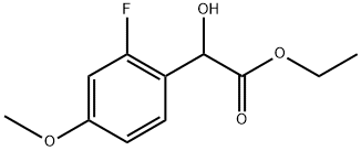 Ethyl 2-fluoro-α-hydroxy-4-methoxybenzeneacetate Structure