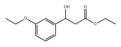 Ethyl 3-(3-ethoxyphenyl)-3-hydroxypropanoate Structure