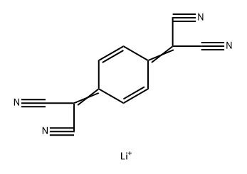 Propanedinitrile, 2,2'-(2,5-cyclohexadiene-1,4-diylidene)bis-, radical ion(1-), lithium (1:1) Structure