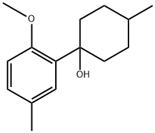 1-(2-methoxy-5-methylphenyl)-4-methylcyclohexanol Structure