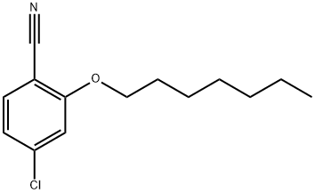 4-Chloro-2-(heptyloxy)benzonitrile Structure