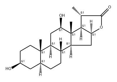 12Beta-hydroxy-Tigogenin lactone Structure