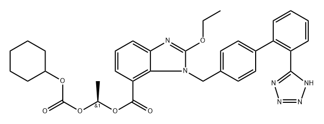 (S)-Candesartan Cilexetil Structure