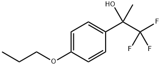 1,1,1-trifluoro-2-(4-propoxyphenyl)propan-2-ol Structure