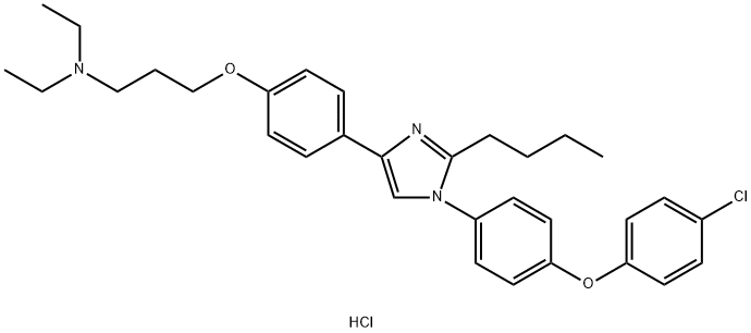 Azeliragon HCl 구조식 이미지