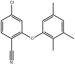 4-Chloro-2-(2,3,5-trimethylphenoxy)benzonitrile Structure