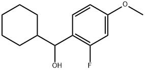 α-Cyclohexyl-2-fluoro-4-methoxybenzenemethanol Structure