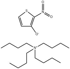 N,N,N-Tributyl-1-butanaminium, salt with 2-nitrothiophene-3-ol Structure