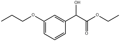 Ethyl α-hydroxy-3-propoxybenzeneacetate Structure