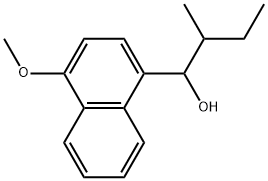 4-Methoxy-α-(1-methylpropyl)-1-naphthalenemethanol Structure