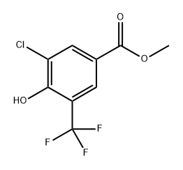 Methyl 3-chloro-4-hydroxy-5-(trifluoromethyl)benzoate Structure